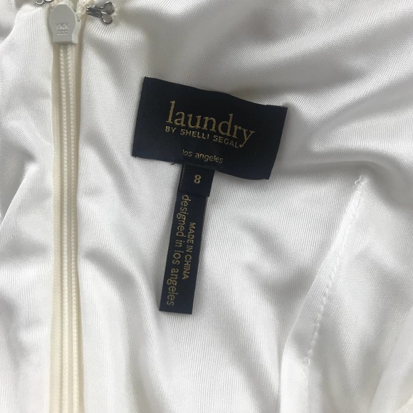 Laundry by Shelli Segal White Lace Sheath Dress - Picture 3 of 12